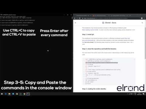 Elrond - Connecting to the testnet tutorial (Windows OS)