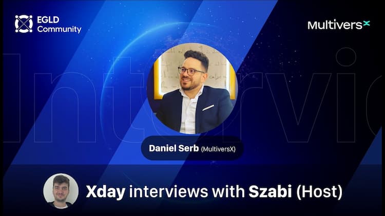 X Day Interviews - MultiversX: Daniel Serb, Head of Business